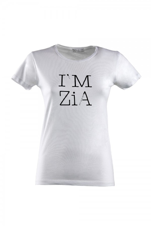 T-shirt  Donna Bianca "I'M...